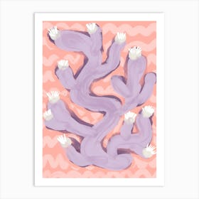 Purple Coral Art Print