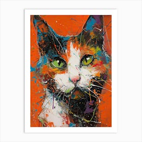 Cat Painting Art Print