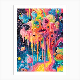 Psychedelic Painting 3 Art Print