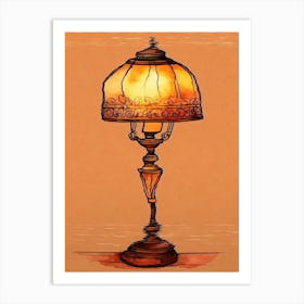 Table Lamp Art Print