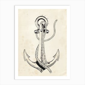 Ships Anchor Art Print