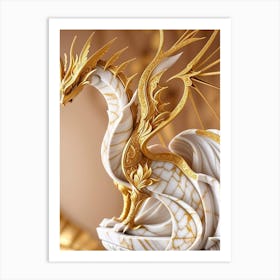 Golden Dragon 2 Art Print