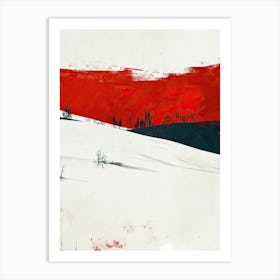 'Snow' Minimalism Art Print