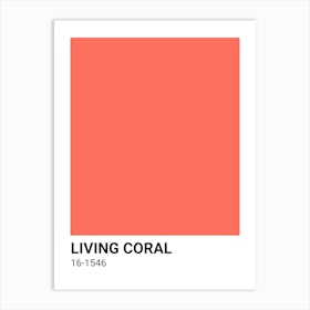 Living Coral Art Print