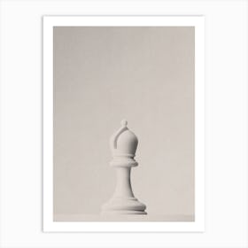 CHESS - The White Bishop I Art Print