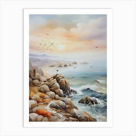 Seascape Painting Art Print