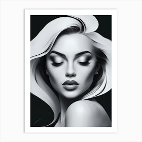 Portrait Of A Woman 58 Art Print