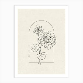 Geranium Flower Art Print