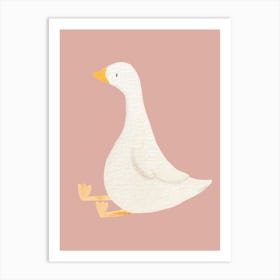 Cute Duck Art Print