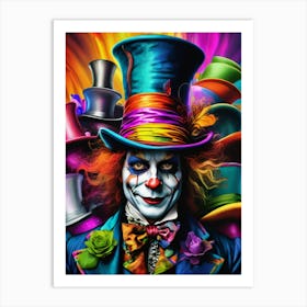 Colorful Madhatter #2 Art Print