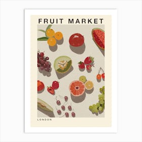 Fruit Market London Affiche