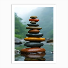 Zen Stones 3 Art Print