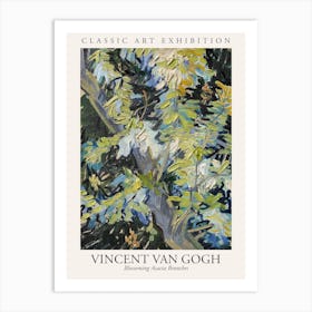 Blossoming Acacia Branches, Van Gogh Poster Art Print