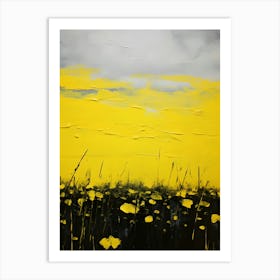 Yellow Poppies 1 Affiche