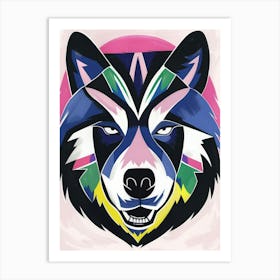 Wolf Head 2 Art Print