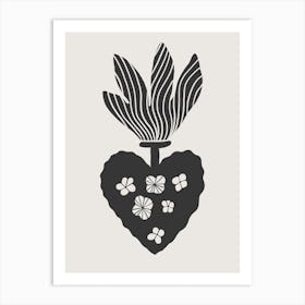 My Heart Blooms For You Art Print