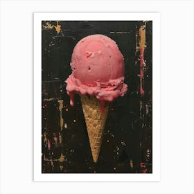 Ice Cream Cone Art Print