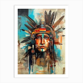 Tribal Treasures: Echoes of Native American Heritage Art Print