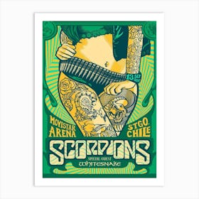 Hot Girl Poster Scorpions Canvas Art Poster Art Print