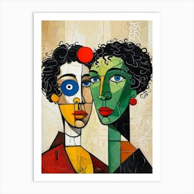 Two Women 2 Art Print