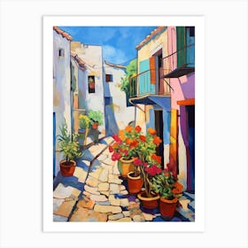 Paphos Cyprus 3 Fauvist Painting Art Print