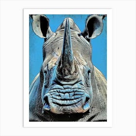 Rhino Canvas Print Art Print