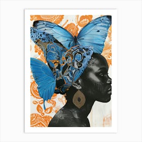 Blue Butterfly 8 Art Print