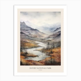 Autumn Forest Landscape Dovre National Park Norway 1 Poster Art Print
