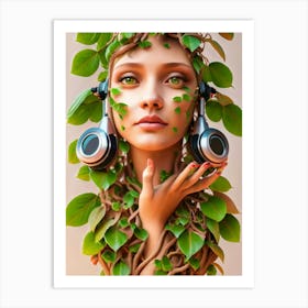 Tree woman 3 Art Print
