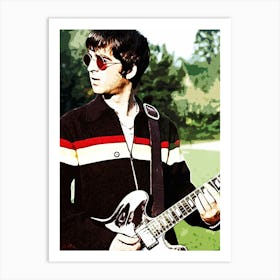 noel gallagher oasis britpop music band Art Print