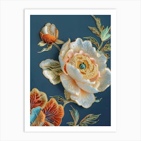 Chinese Peony 1 Art Print