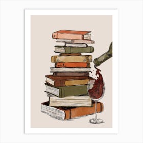 A Spot of Reading Art Print