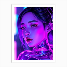 Asian Girl Art Print