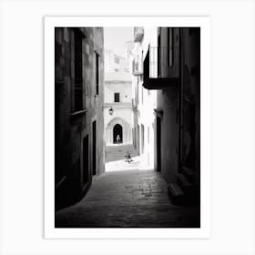 Tarragona Spain Black And White Analogue Photography 4 Art Print