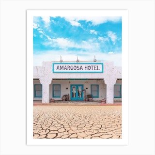 Amargosa Hotel In Death Valley Junction California Art Print