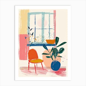 Timeless Abstraction Mid Century Style Art Print