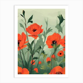 Poppies 62 Art Print