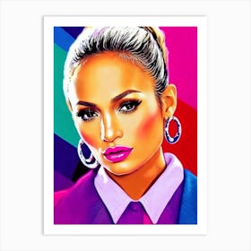 Jennifer Lopez Pop Movies Art Movies Art Print