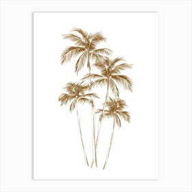 Palm Trees 1 Art Print