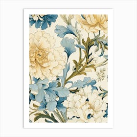 Floral Wallpaper 6 Art Print