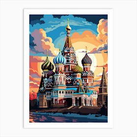 Moscow Mosaics: Saint Basil's Cathedral Art Print