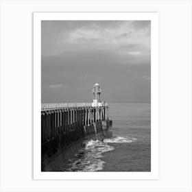 Whitby Pier - Whitby England Art Print