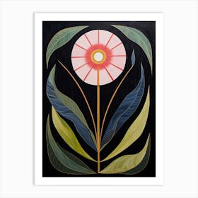 Oxeye Daisy 1 Hilma Af Klint Inspired Flower Illustration Art Print