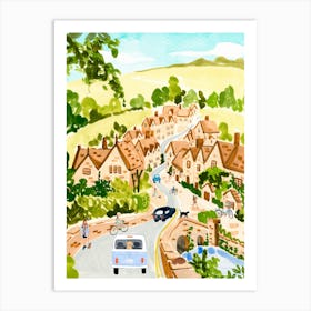 Cotswolds England Art Print