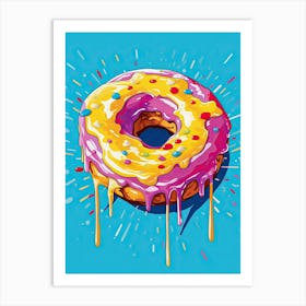Colour Pop Donuts 8 Art Print