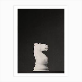 CHESS - The White Knight II Art Print