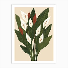 Peace Lily 3 Art Print