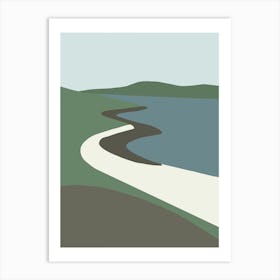  Scottish beach scene Art Print