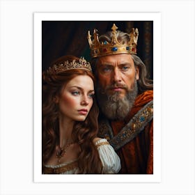 King And Queen 1 Art Print