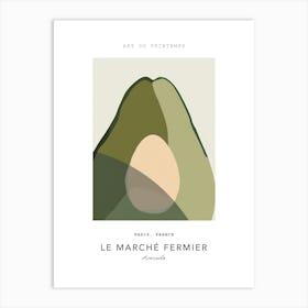 Avocado Le Marche Fermier Poster 2 Art Print